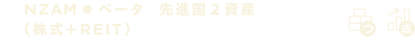 ベータ 先進国2資産（株式＋REIT）